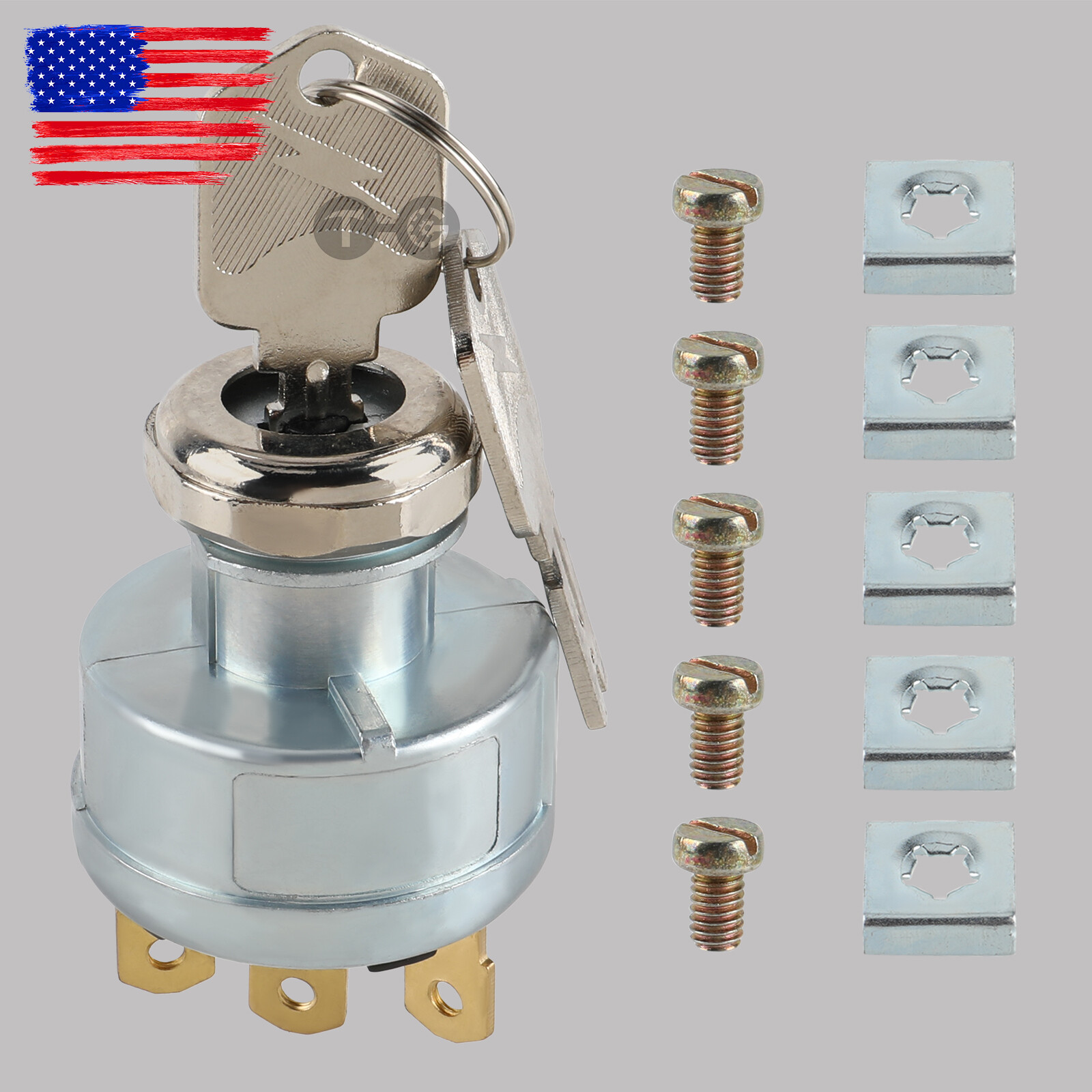NEW Universal Ignition Switch for Hyster Clark Daewoo Crown Yale CAT Forklift