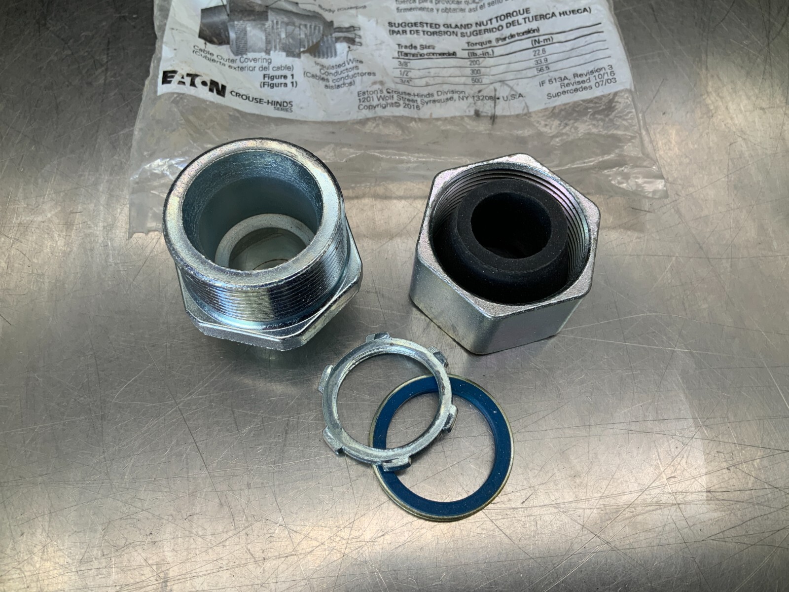 Crouse Hinds GC series Fitting Liquid Tight