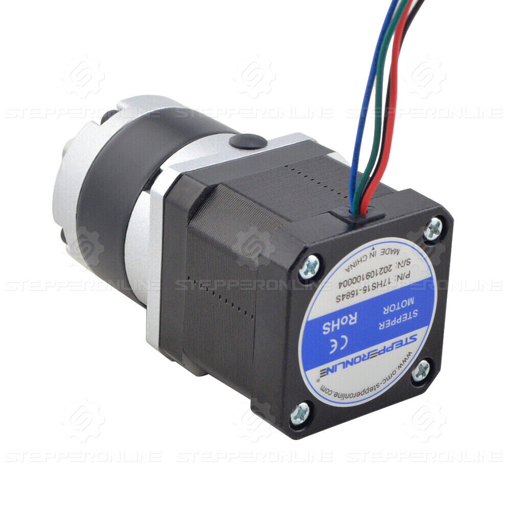 5:1/10:1/20:1/50:1 Nema 17 Planetary Gearbox for 42 Motor 1.68A Gear Motor Φ8mm