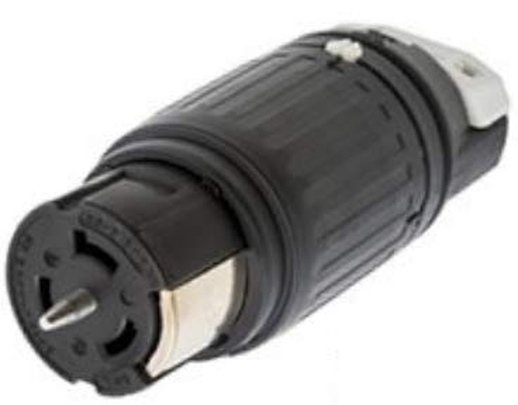 CS8164C Locking Connector, 50 Amp, 480V, 3 Pole and 4 Wire