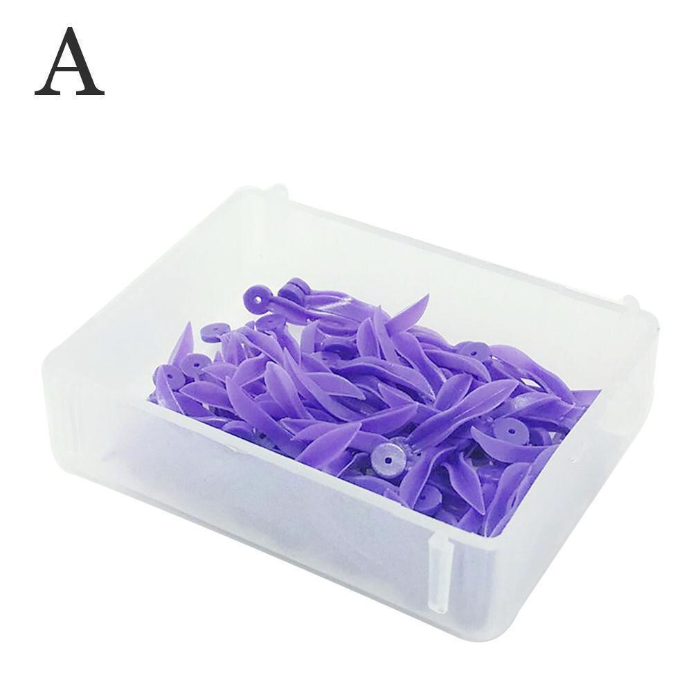 400* Dental Perforated Interdental Wedge with Hole Wave Shape Arc Concave Wedges