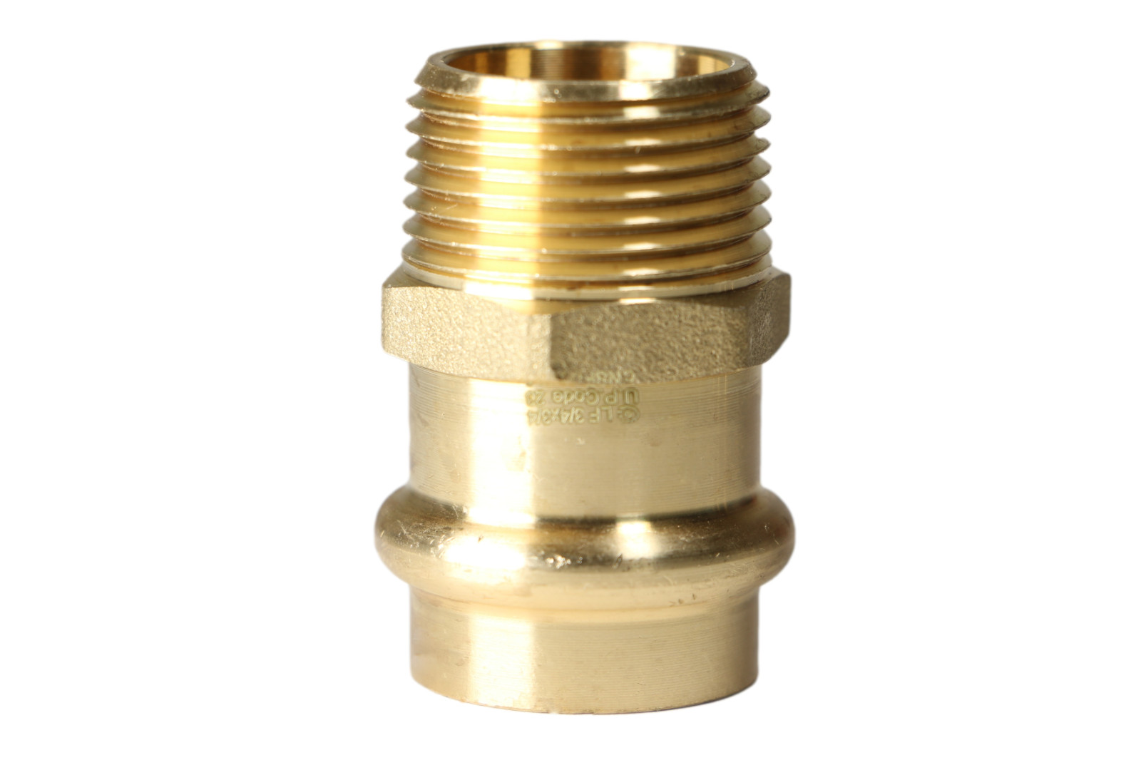 10 Pieces 3/4″ Press Male Adapter, Lead Free Brass, 3/4″ Press Fit Male