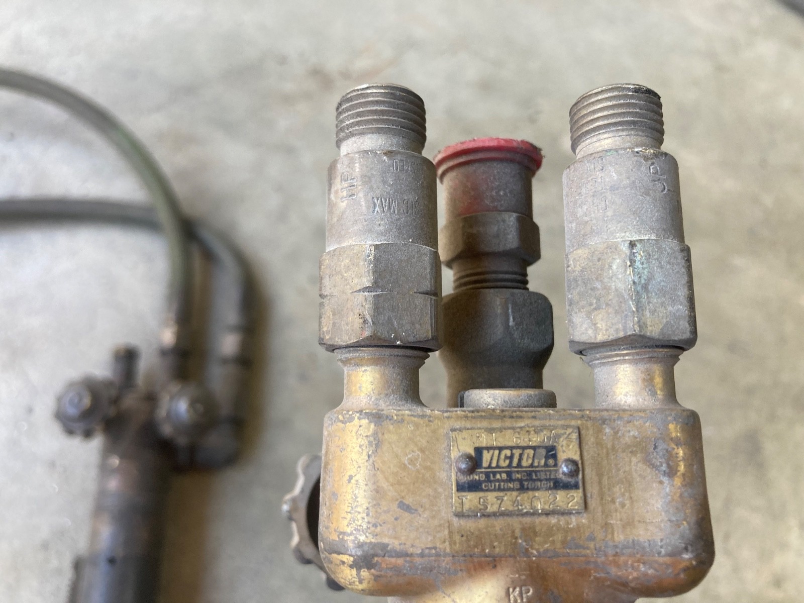2 Victor barrel torches. Machine Torch. Oxyacetylene barrel torch. Oxyacetylene