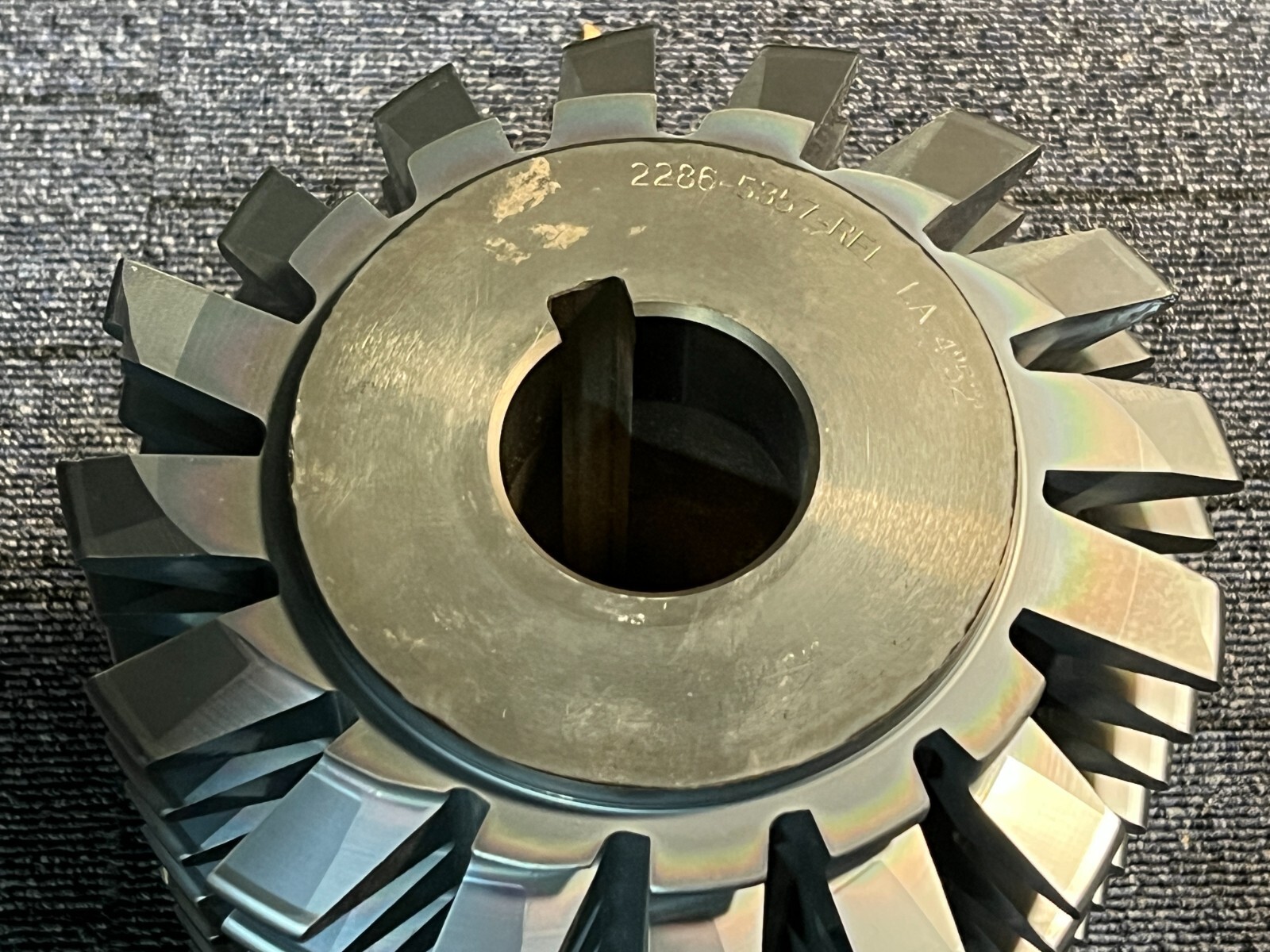 GEAR HOB CUTTER 2286-5357-REL LA 4°52 MULTI-HEAD HIGH SPEED STEEL
