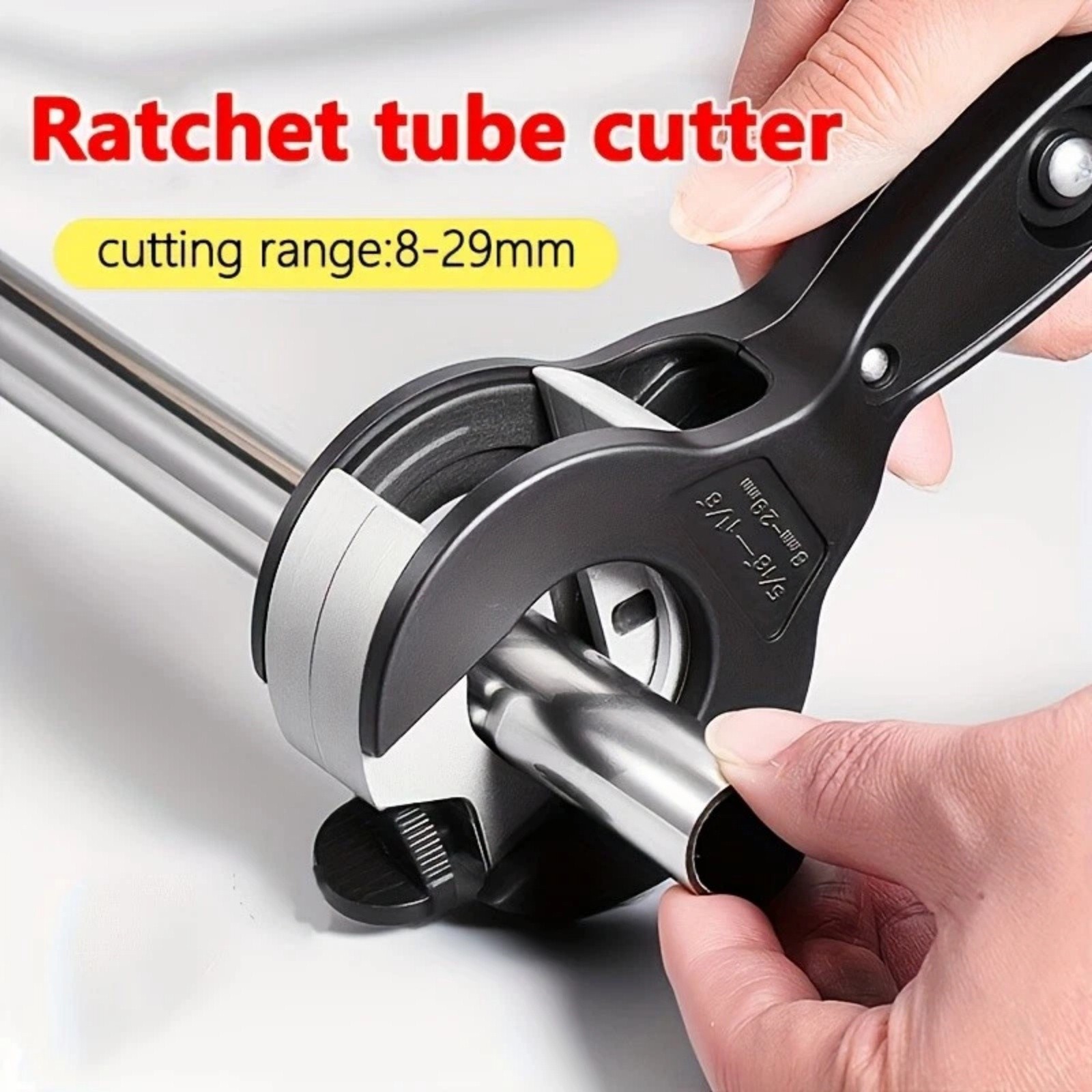 Professional Ratchet Mechanism Pipe Cutter for Copper Steel Stainless PVC Pipes