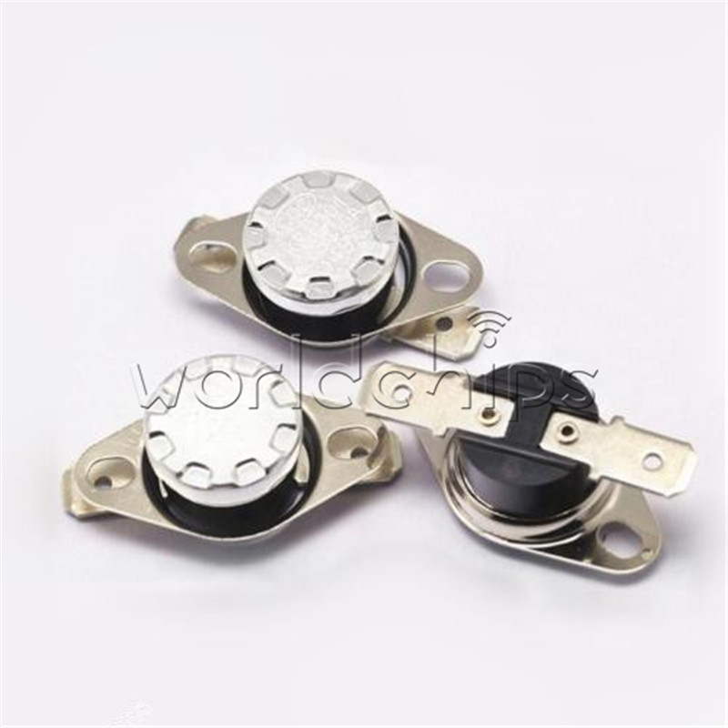 10pcs KSD301 80°C / 176°F NC N.C Temperature Switch Thermostat 250V 10A