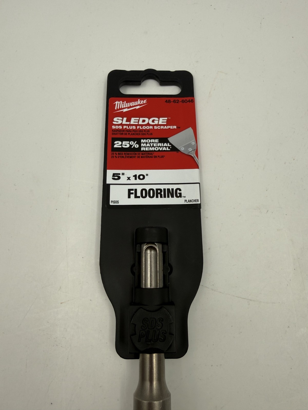 Milwaukee 48-62-6046 SDS PLUS 5” X 10” Sledge Floor Scraper – Brand New