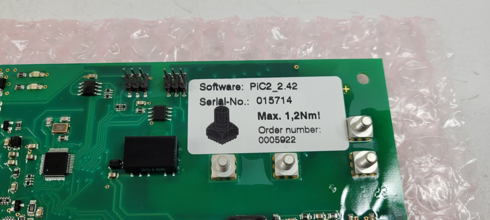 Fischer Panda iControl ECU2 PCB W02/2010 PIC2_2.42 0005922 NEW