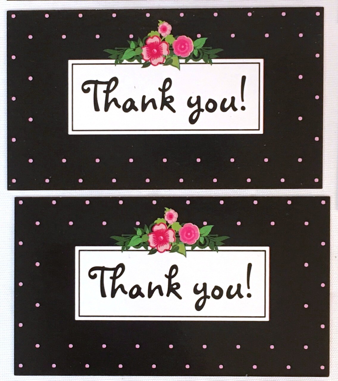 Thank You Business Cards for Small Business Variety Pack Flowers