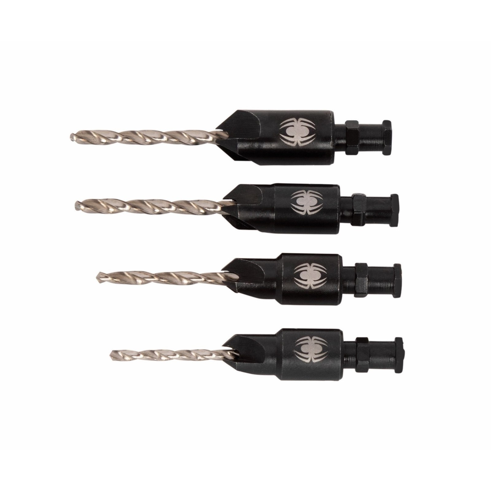 Spyder 4-Piece HSS Countersink Twist Drill Bit Set, 19168