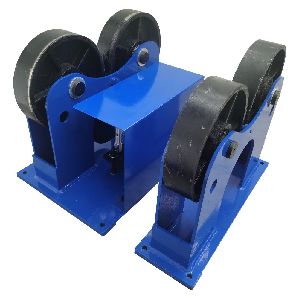 1T Welding Positioner Rotator Iron Roller Welding Pipe Turning Roll Control Box