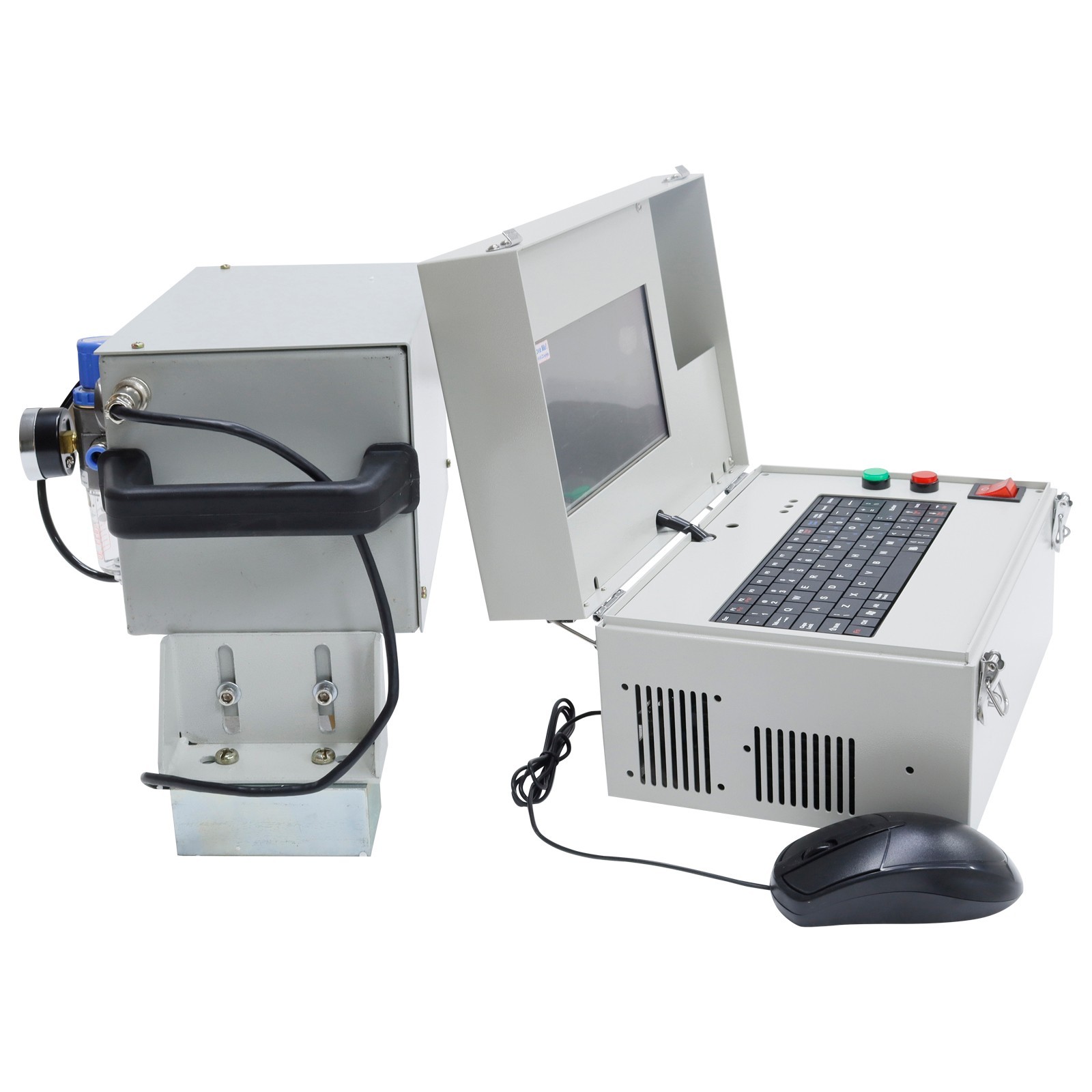 Handheld Pneumatic Engraver 5.1×1.9in Dot Peen Metal Marking Engraving Machine