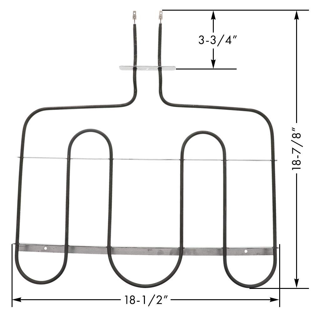 Range Oven Bake Unit Heating Element for Whirlpool Kitchenaid 74011117 W10276482