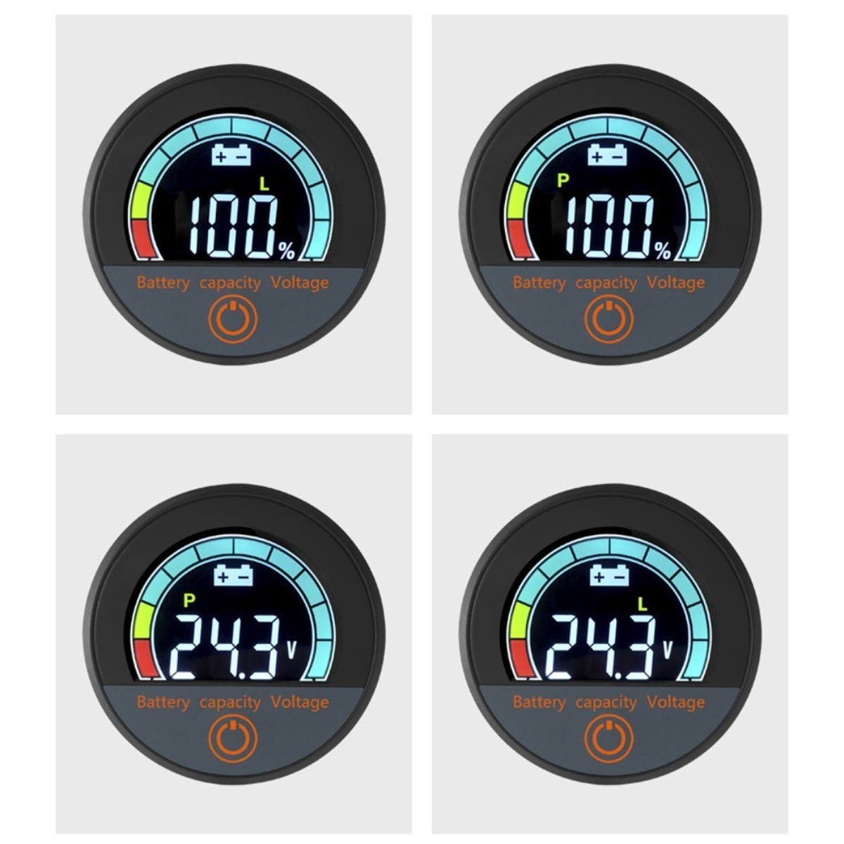 For Various Battery Types And Systems Low Voltage Alarm Battery Monitor