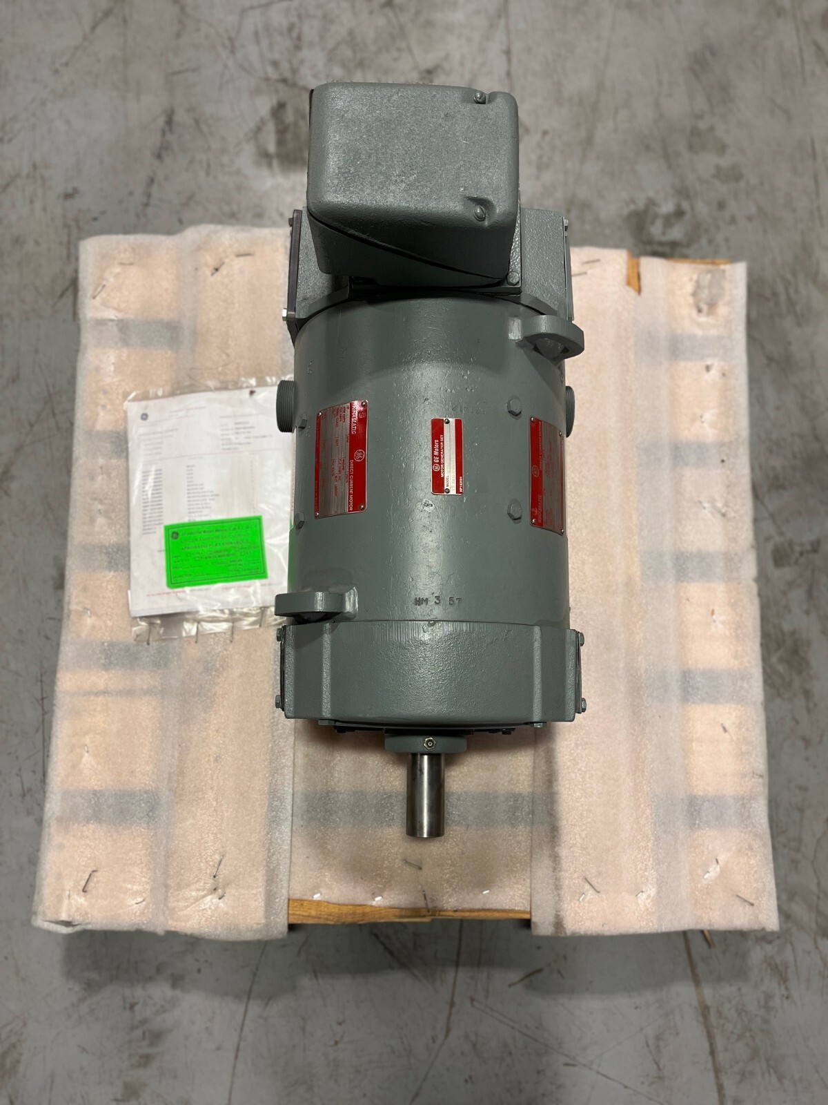 GE KINAMATIC DC 20HP LOW VOLTAGE ELECTRIC MOTOR