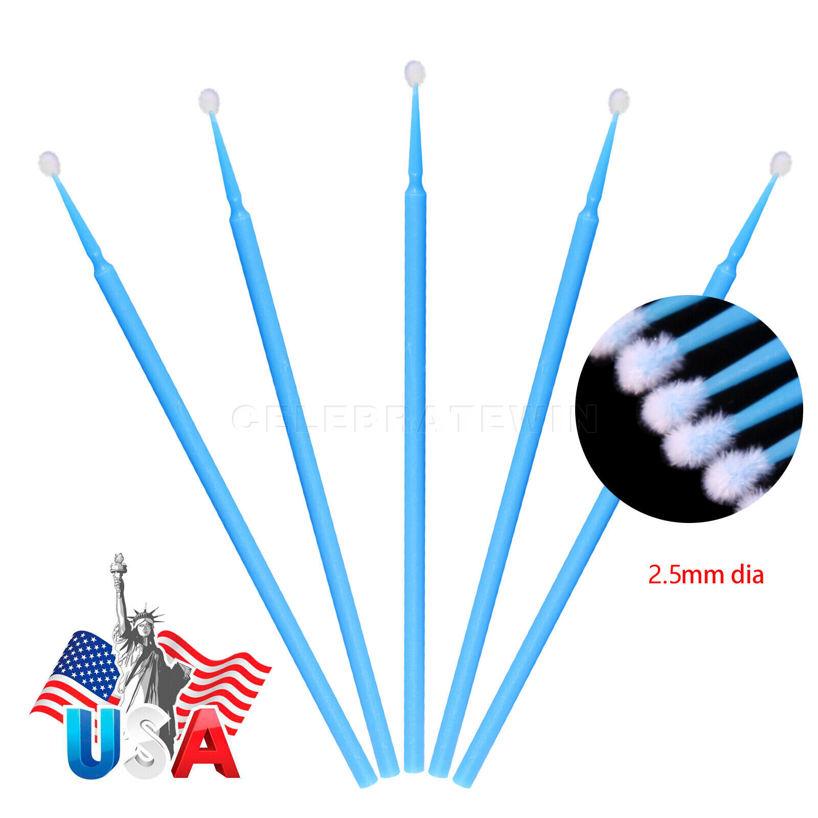 100-400 Microbrush Micro Brush Applicator Tips (Regular, Fine, Super Fine) o’