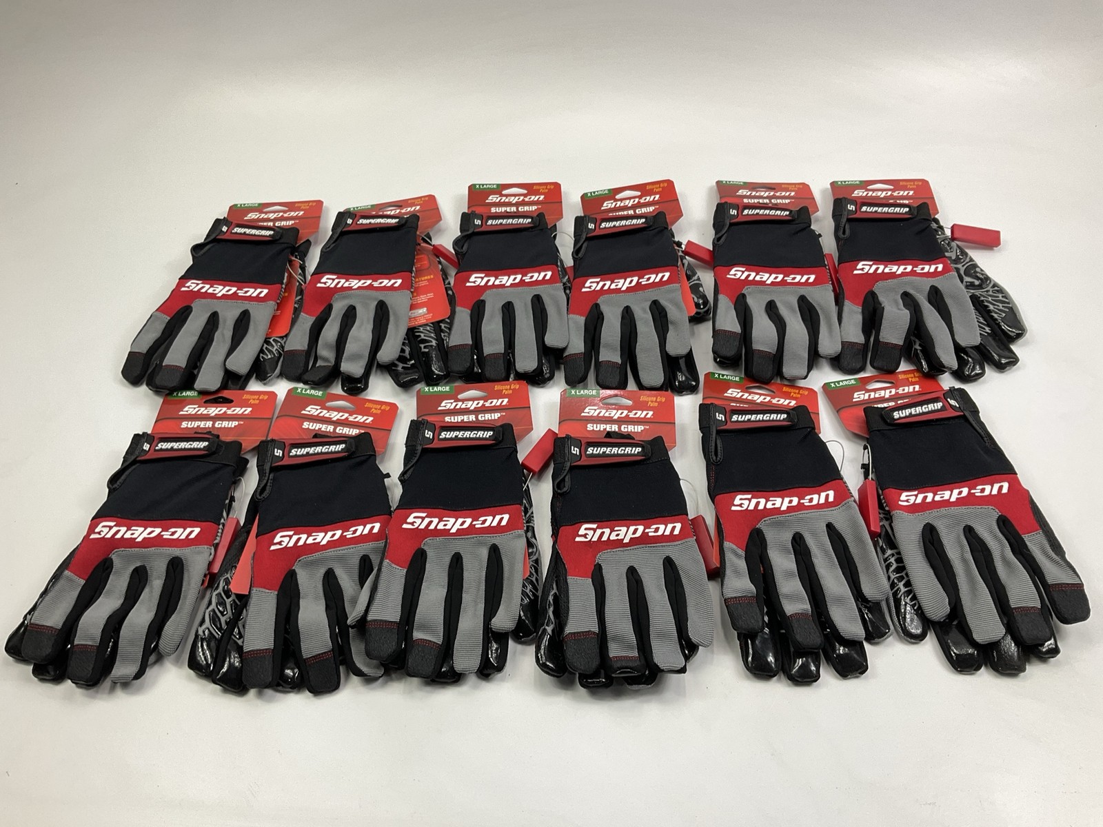 (12) PAIRS – Snap-on SOSR-05-XL Work Gloves – Size XL