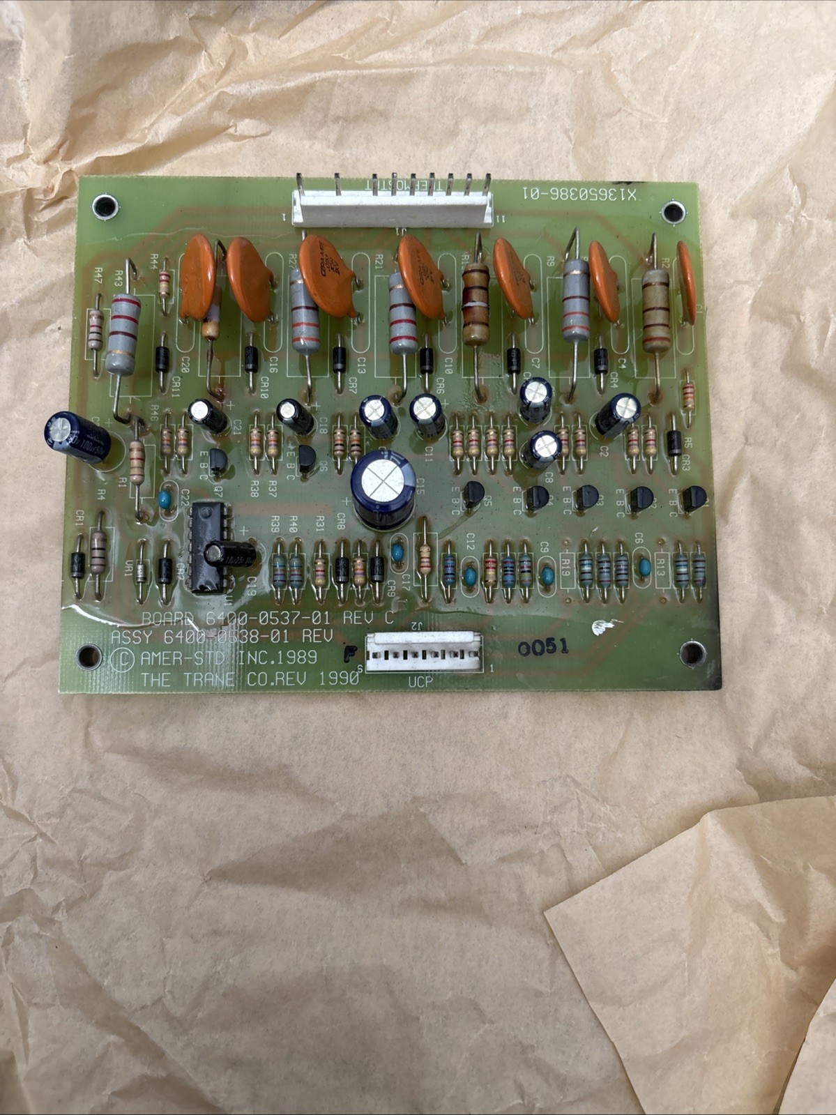 Trane Board 6400-0537-01 Rev C 6400-0538-01 Rev F