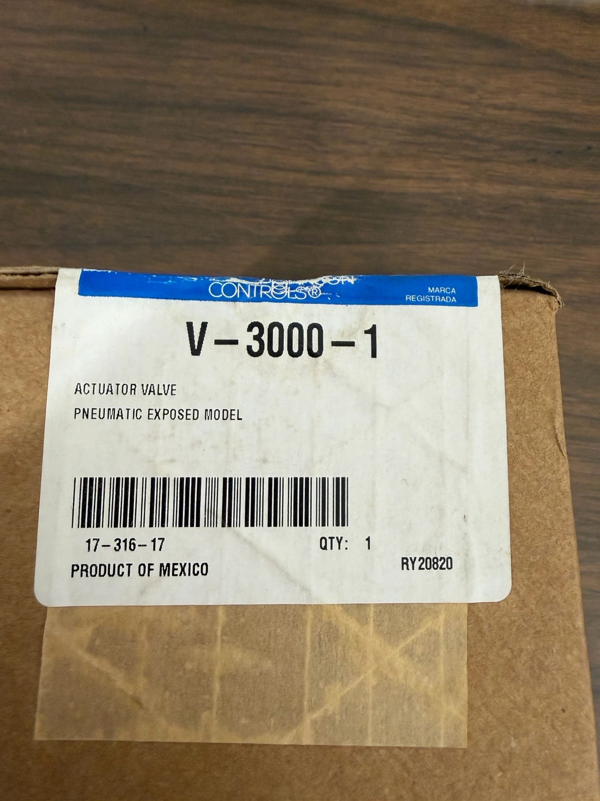Johnson Controls V-3000-1 New Sealed ( PRICE FOR 1 UNIT ONLY )