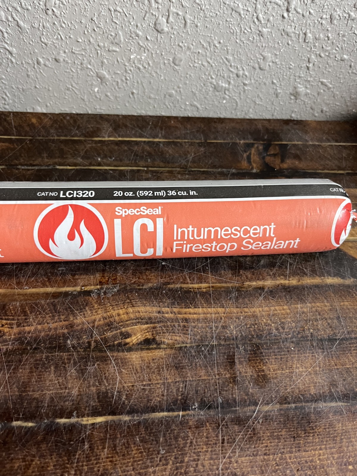 SpecSeal LCI320 Intumescent Firestop Sealant 20 oz Sausage Pack