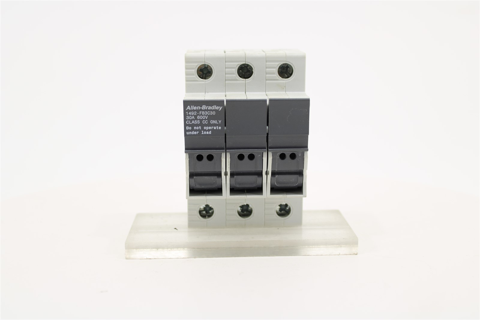 Allen-Bradley 1492-FB3C30 Fuse Holder | 3-Pole | 30A | 110-600V AC/DC