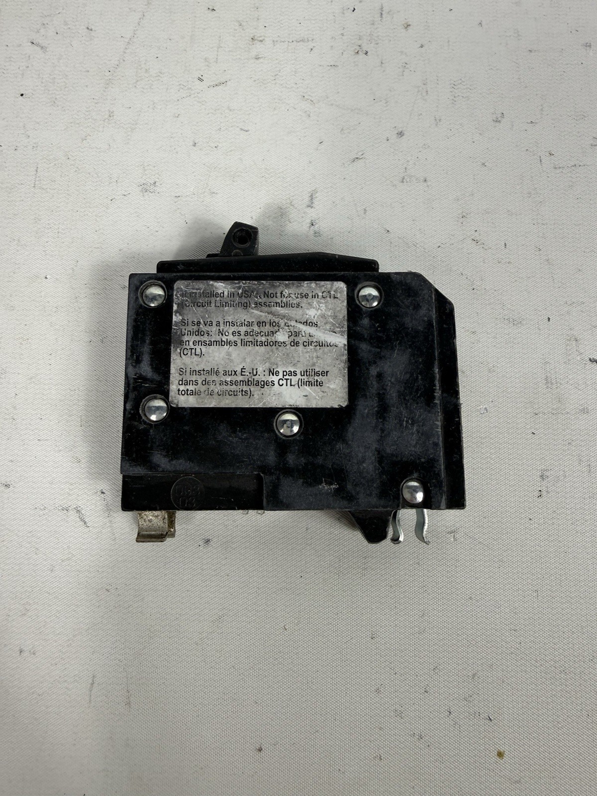 NEW Square D QOT2020NC, TWIN, Tandem, 1 Pole, 20 Amp Circuit Breaker 20A NO HOOK