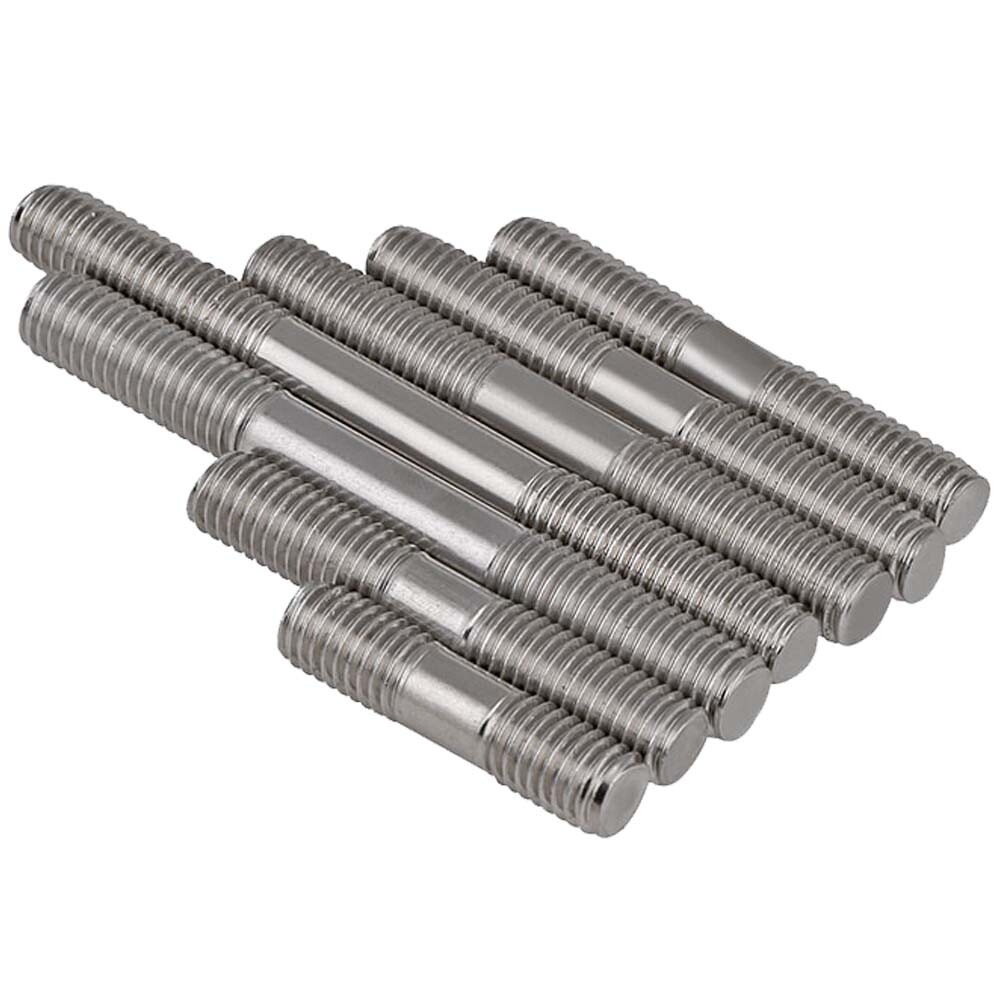 Metric M12 40mm-250mm Stainless Steel Double End Threaded Stud Bolts Screws Rod