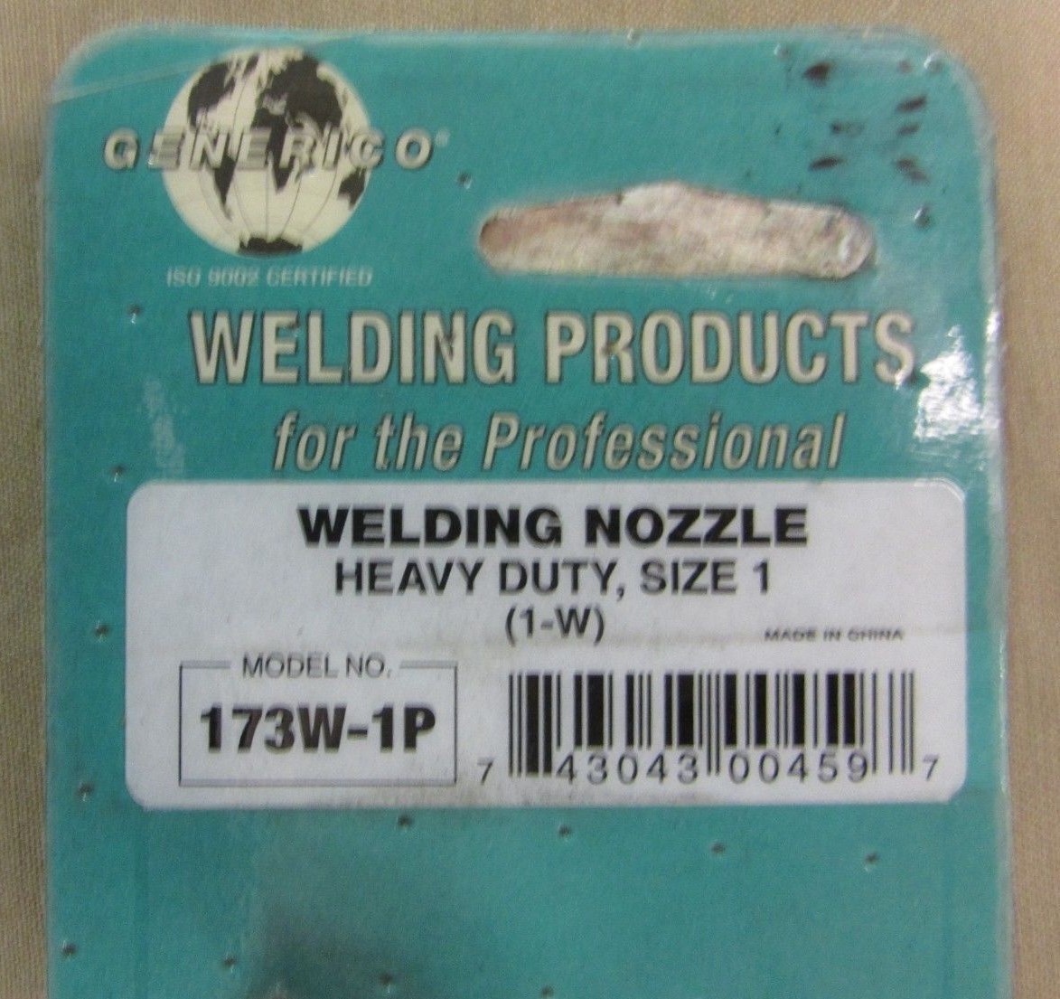 New Generico Genstar Heavy Duty Welding Nozzle 173W-1P Size 1 (1-W)