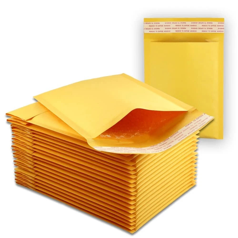 5×7 Kraft Bubble Mailers Padded Envelopes Lot Of 50 Brand New