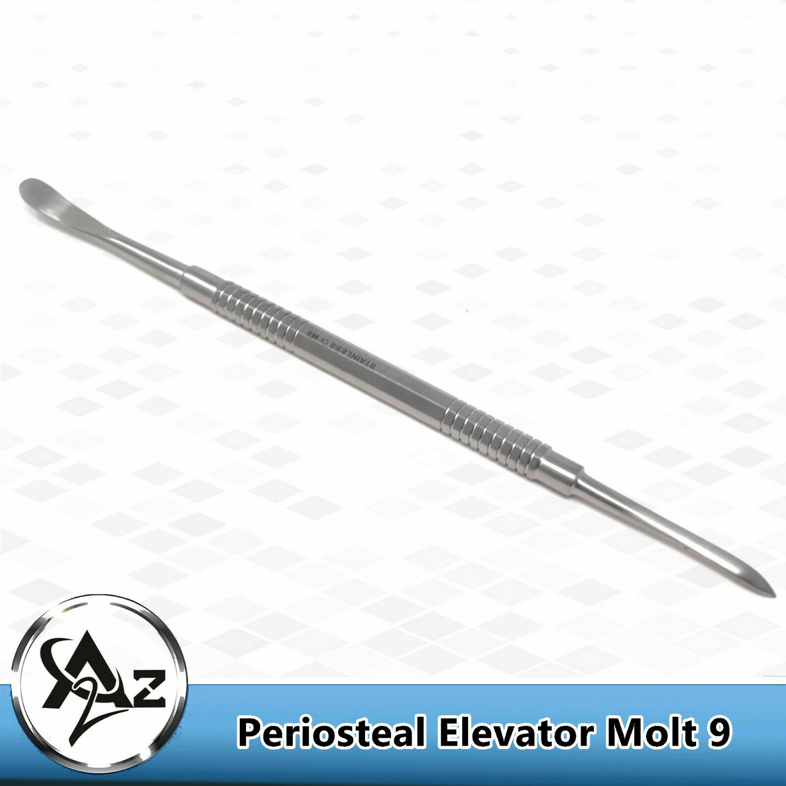 2 Pcs New Periosteal Elevator Kit Dental Surgical Pro CE Instrument Molt 9 & PR3
