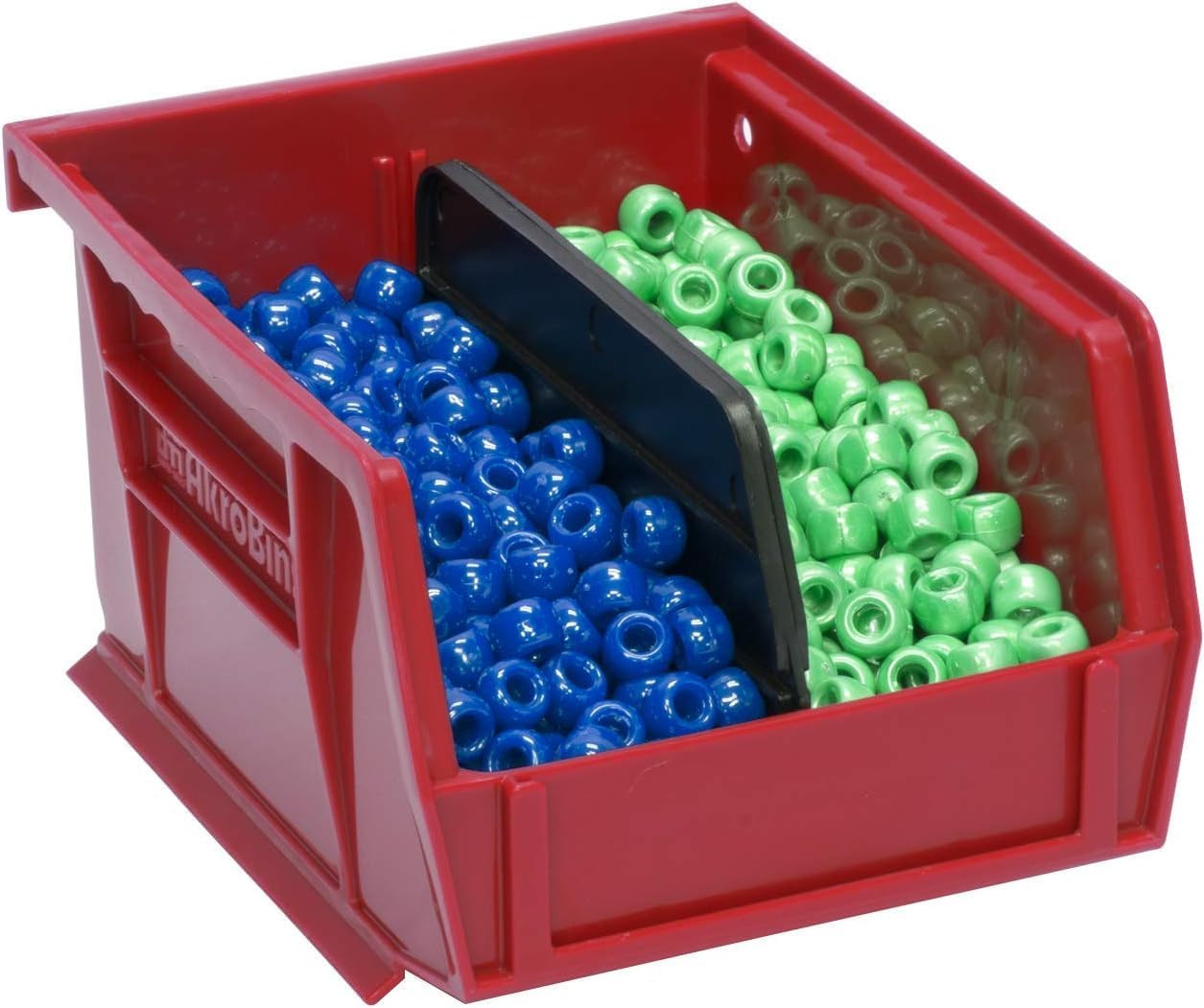 Stackable Red Plastic Storage Bins – 24-Pack for Garage & Pantry Organization