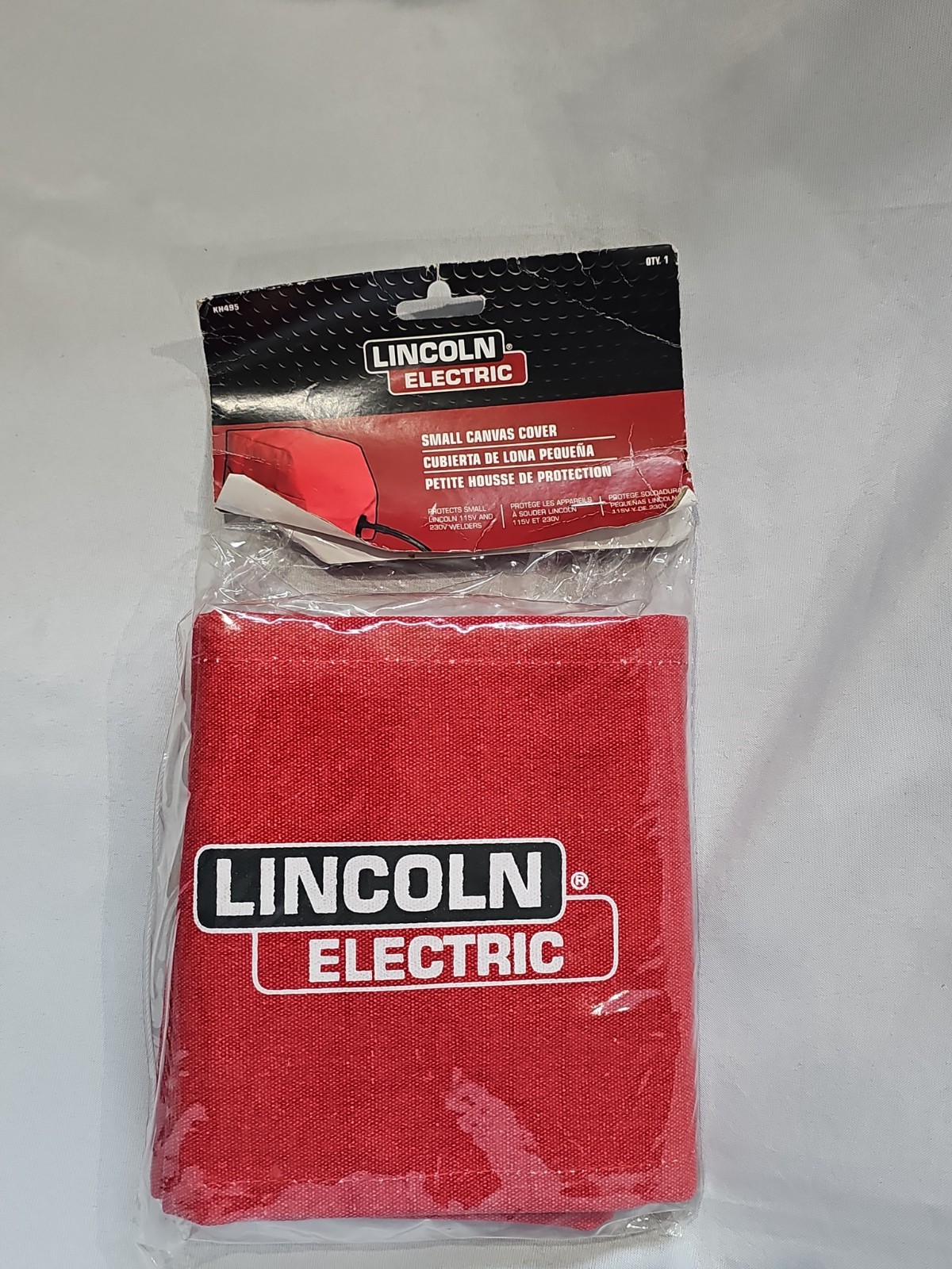 LINCOLN ELECTRIC Red Welder Small Canvas Cover KH495 – 🔺️