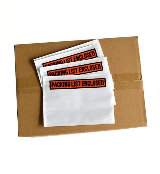 1000 Pieces 4.5″ x 5.5″ Packing List Enclosed Envelopes, Panel Face for Shipping