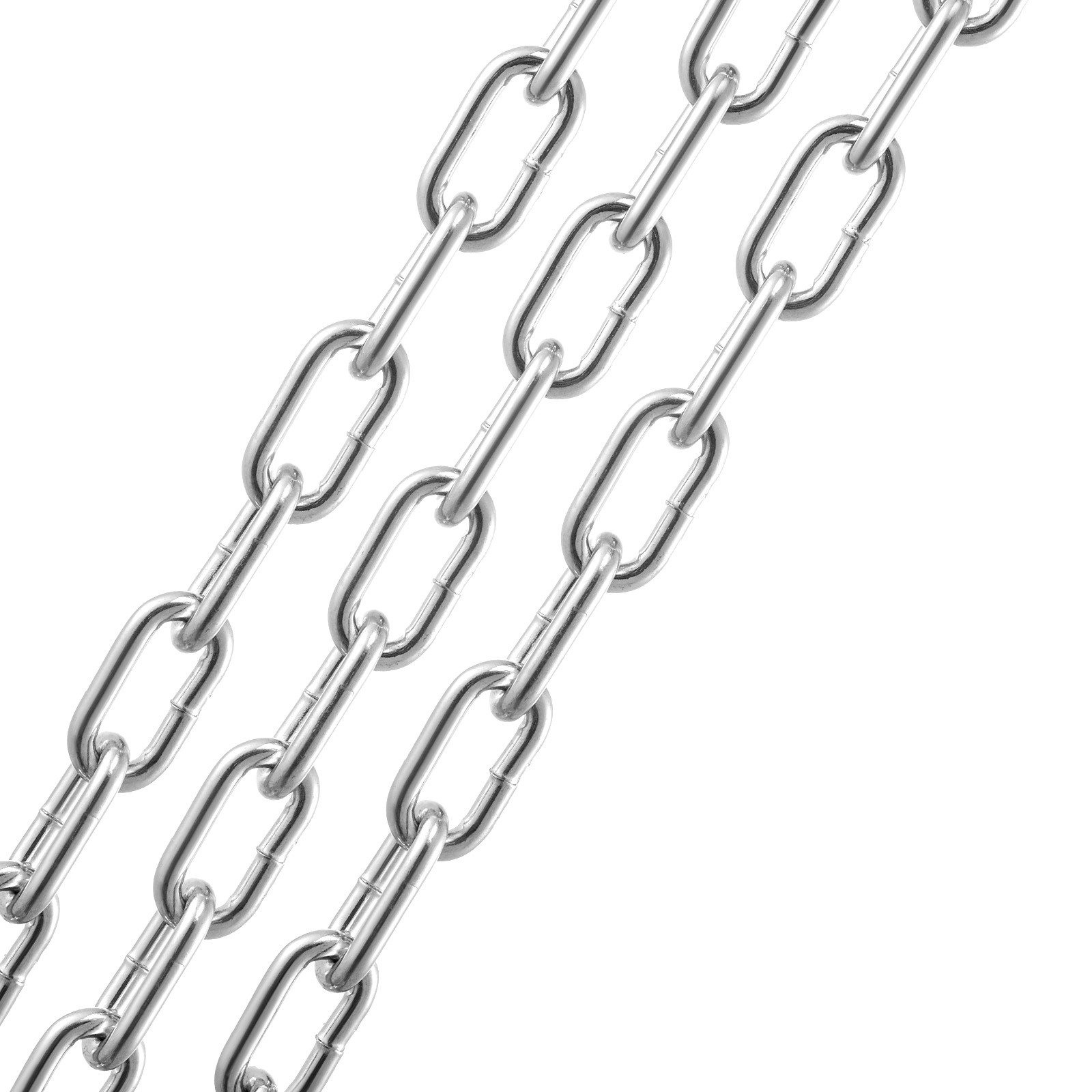 VEVOR 1/4″ 100′ Proof Coil Chain Zinc Plated Galvanized Towing Guard Rails G30