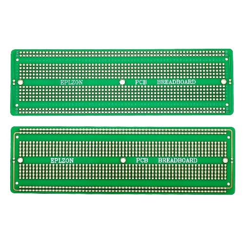 6.8×2.05 Solderable Prototype PCB Board Kit Green 3pcs DIY Electr Color: Green