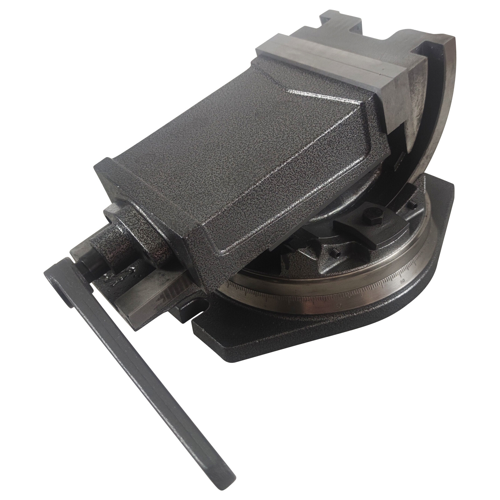 6 Inch Tilting and Swiveling Milling Bench Vice 0-90 Degrees Flat Vice