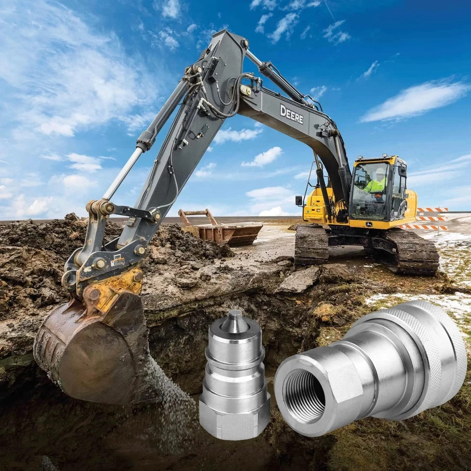 1/4″ Npt Iso 7241-B Hydraulic Quick Connect Couplers/couplings W/dust