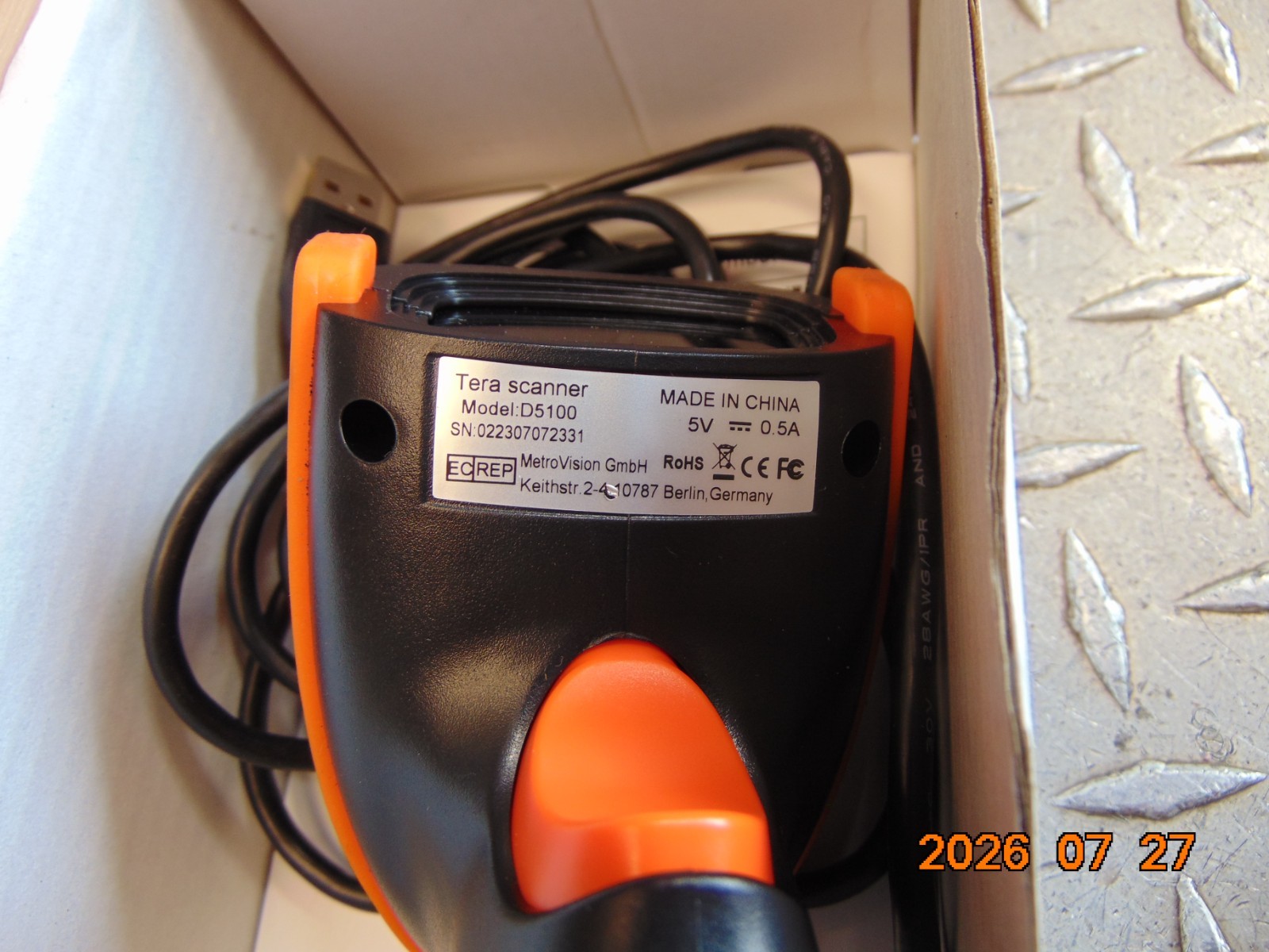 TERA D5100 WIRELESS 1D/2D BARCODE SCANNER