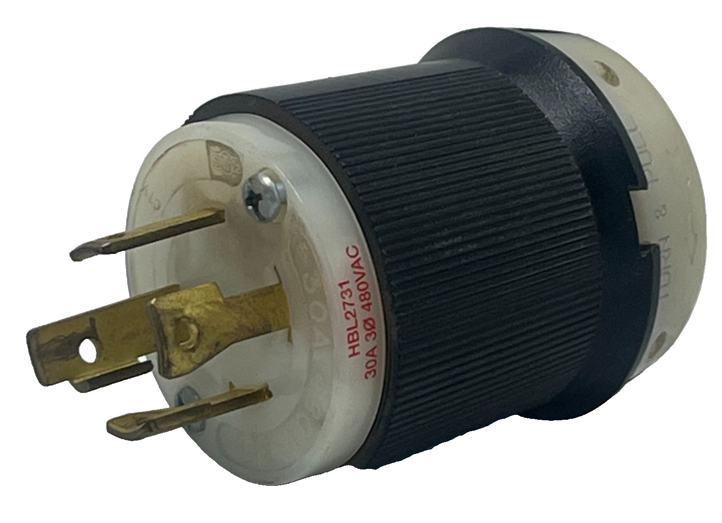 HUBBELL HBL2731 Twist-Lock Industrial Connector Body 30A 480VAC
