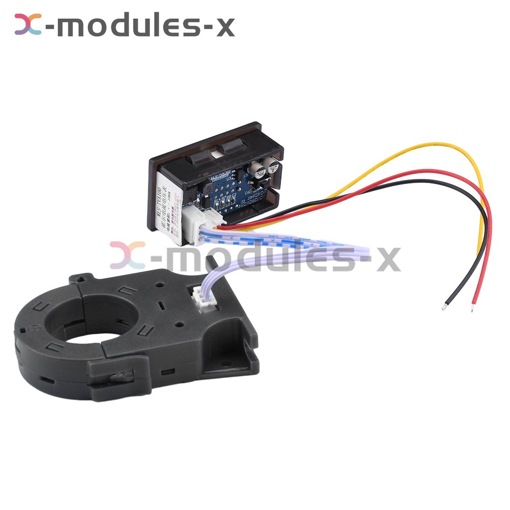 DC0-300V 50/100/200/400A Digital Current Voltage Meter Hall Ammeter Voltmeter