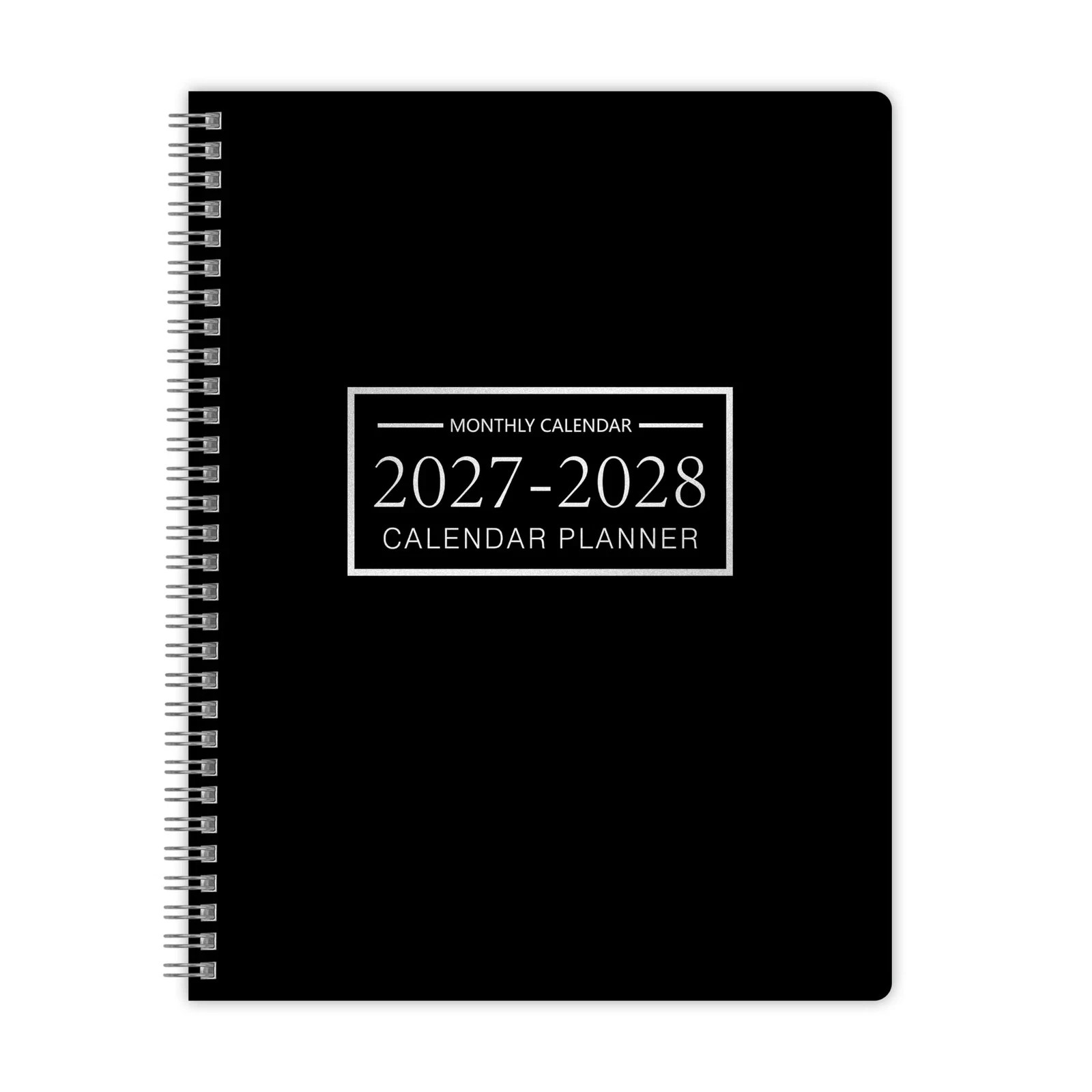 2027-2028 Monthly Planner, Jan 2027-Dec 2028, A4 2027 – Dec Black