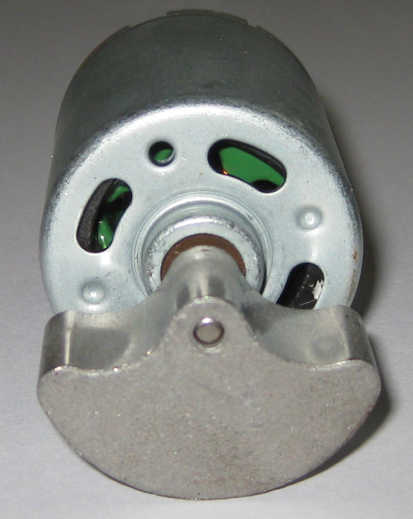 12 VDC Shaker Motor – 4000 RPM – Heavy Massager Metal Weight – 6 to 12 V DC