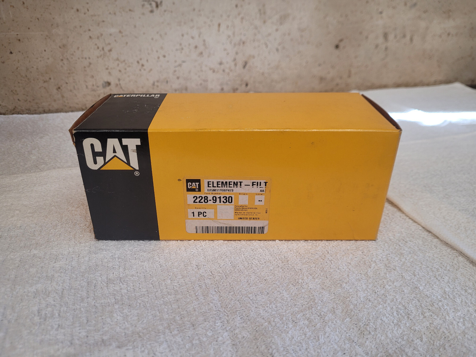 NEW Caterpillar CAT OEM Fuel Water Separator Filter 228-9130