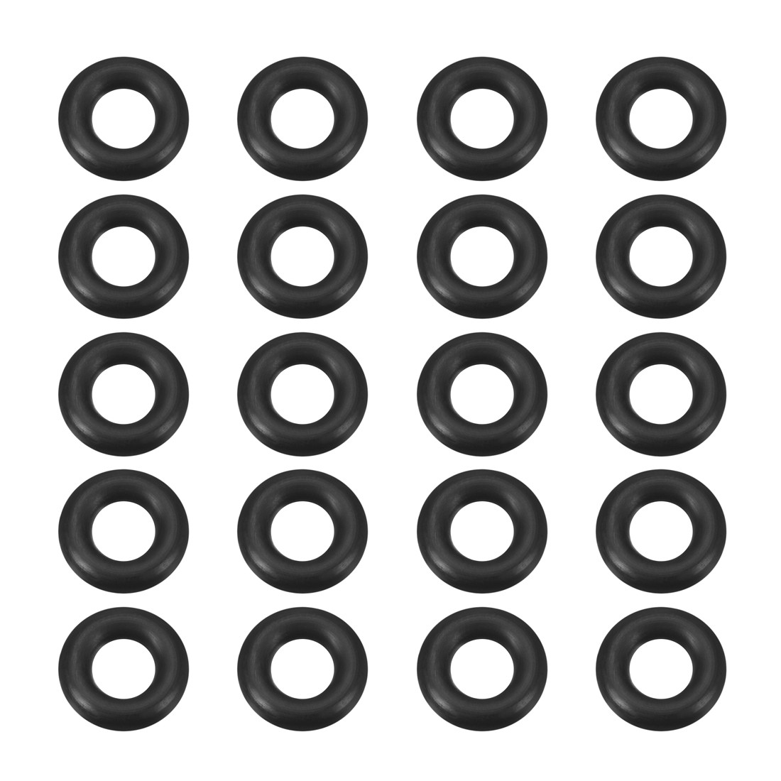 50PCS 6mm x 12mm x 3mm O-Rings Nitrile Rubber