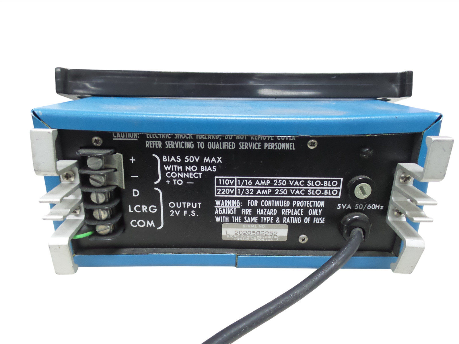 ELECTRO SCIENTIFIC INDUSTRIES IMPEDANCE METER 252