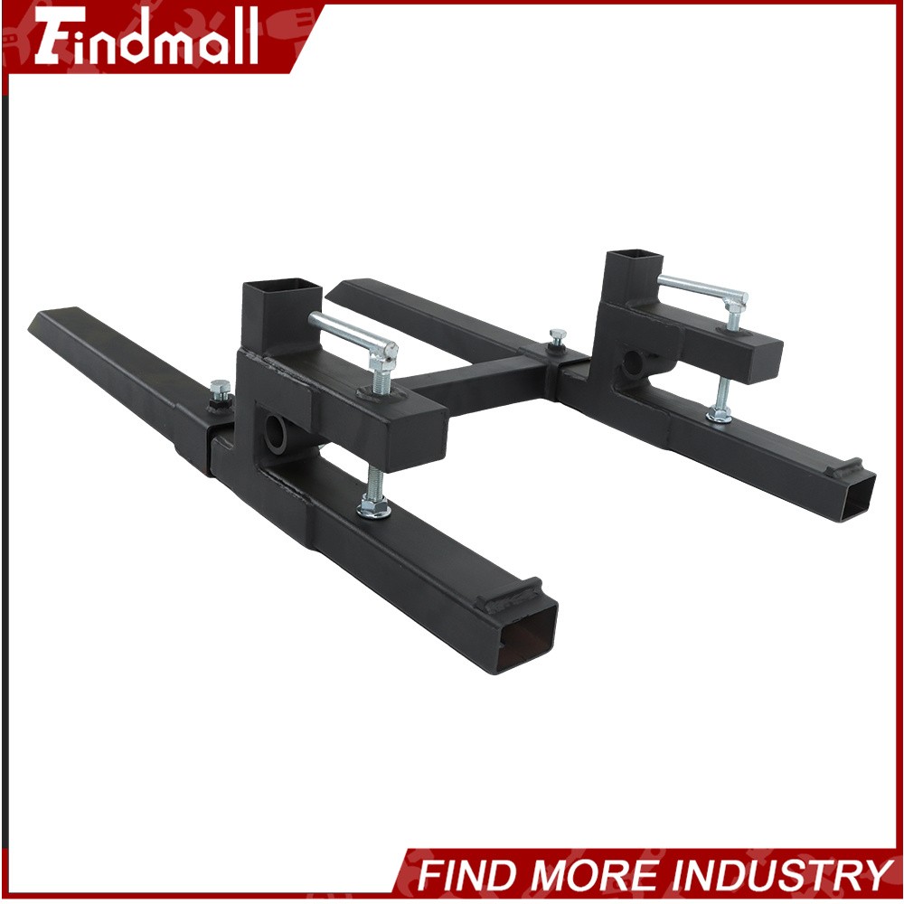 Findmall 43″ Clamp on Pallet Forks 2000lbs Heavy Duty Quick Attach Bucket Fork