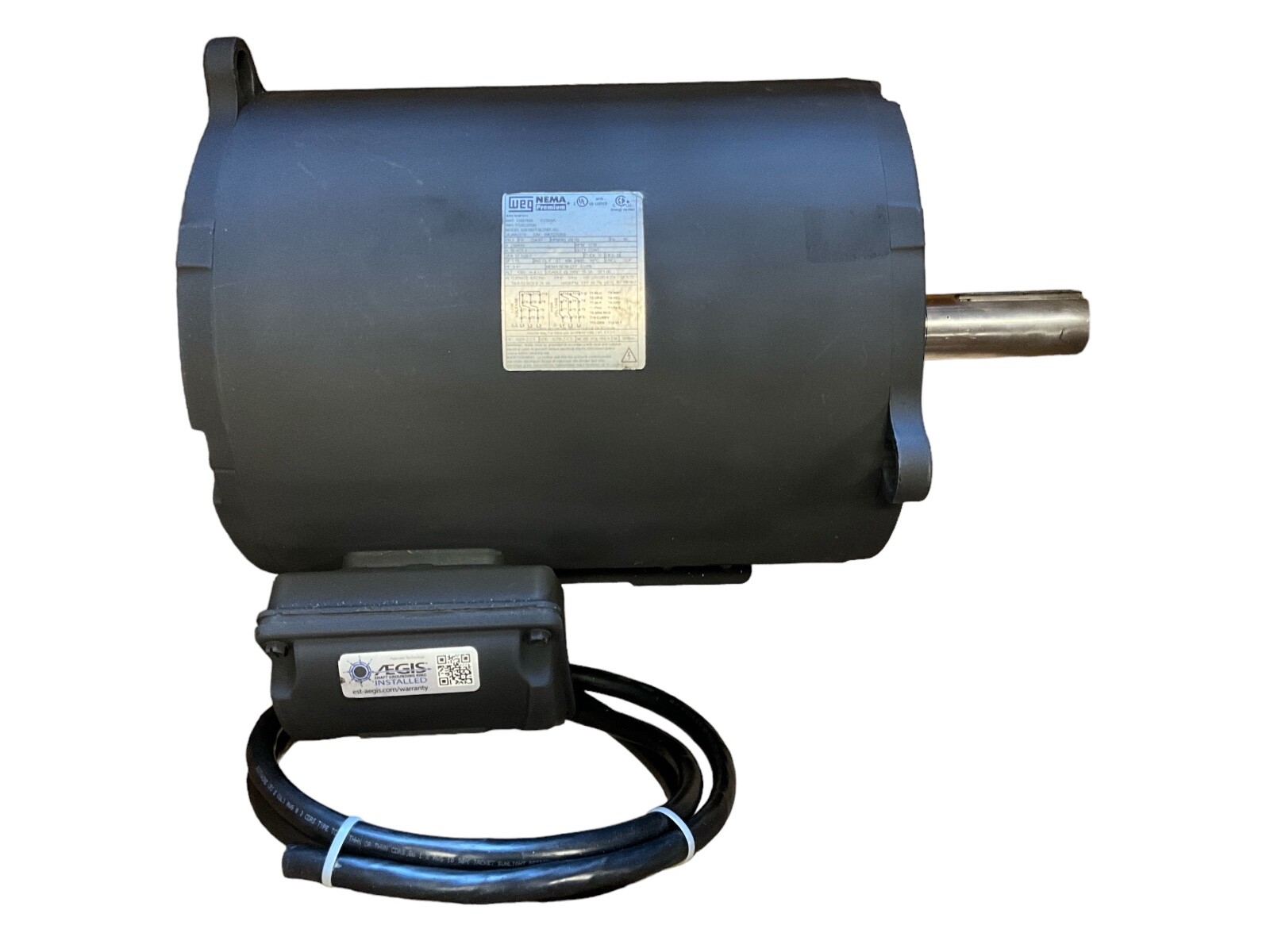 WEG 020180T3E256T-SG 3-Phase General Purpose Motor, 20HP, 254/6T Frame, 230/460V