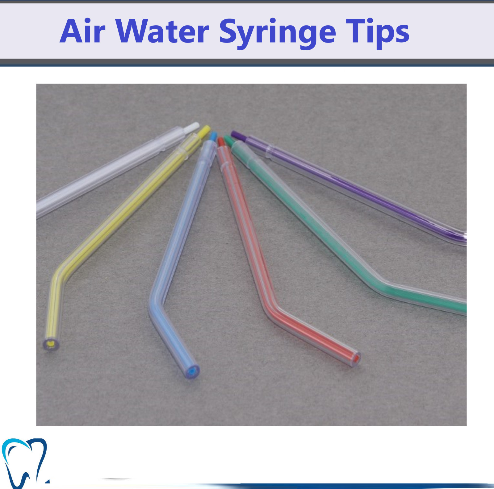 Dental 3-Way Air Water Syringe Disposable Spray Tips Triple Nozzles Upto 1000/Bx