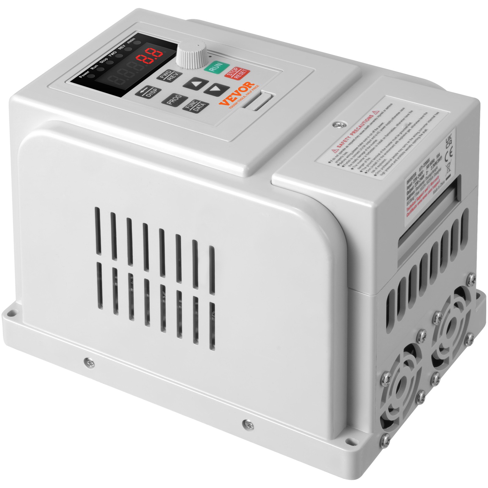 VEVOR VFD 2.2KW 10A 3HP Variable Frequency Drive for 3-Phase Motor Speed Control