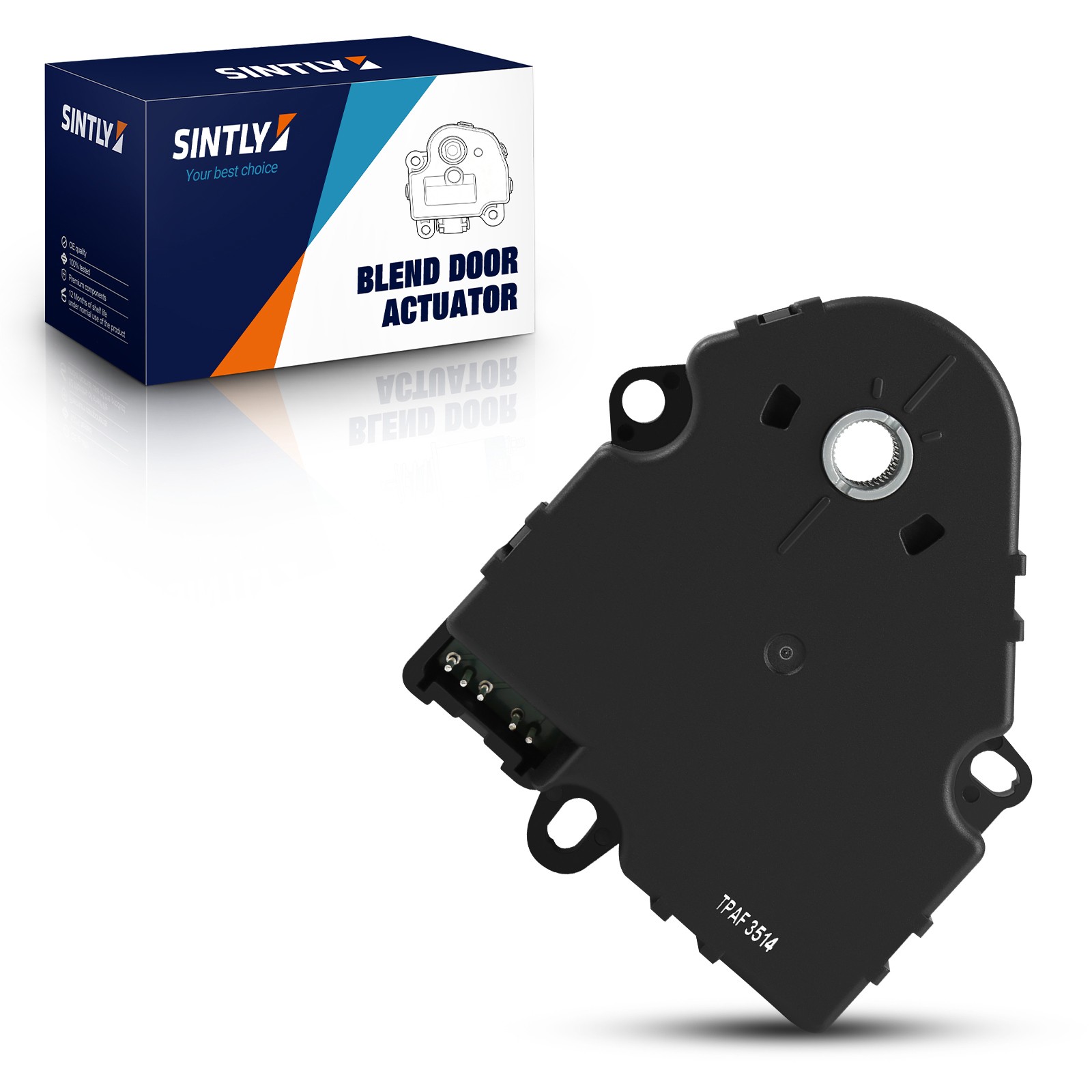 SINTLY HVAC Heater Blend Door Actuator for Chevy Traverse GMC Buick 604-140